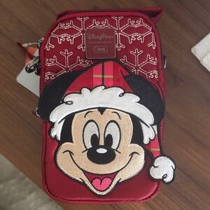Disney Parks x Lug Merry Christmas Santa Mickey Mouse Crossbody